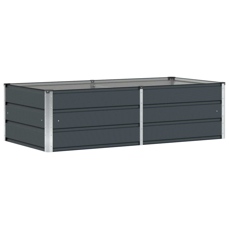 Load image into Gallery viewer, Vidaxl plantenbak antraciet 160 x 80 x 45 cm staal
