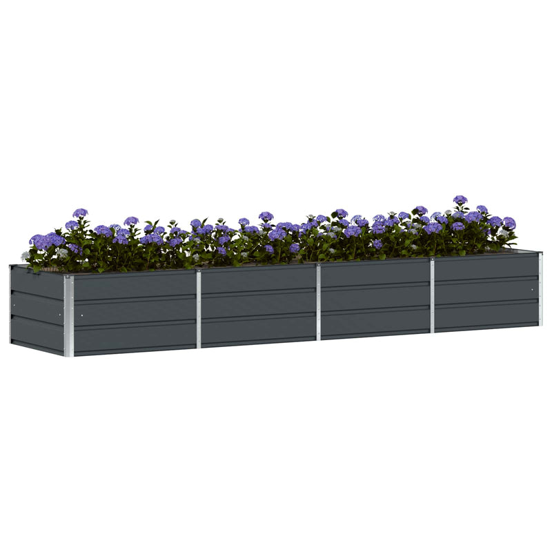 Load image into Gallery viewer, Vidaxl plantenbak antraciet 320 x 80 x 45 cm staal
