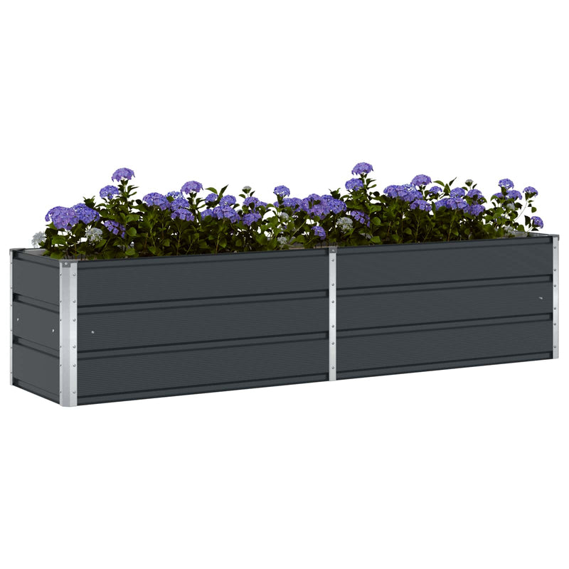 Load image into Gallery viewer, Vidaxl plantenbak antraciet 480 x 50 x 45 cm gegalvaniseerd staal

