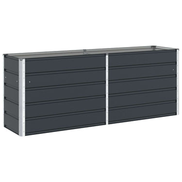 Vidaxl plantenbak antraciet 480 x 50 x 45 cm gegalvaniseerd staal