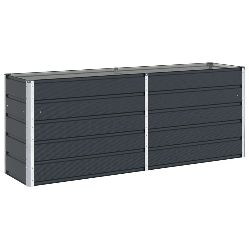 Load image into Gallery viewer, Vidaxl plantenbak antraciet 480 x 50 x 45 cm gegalvaniseerd staal
