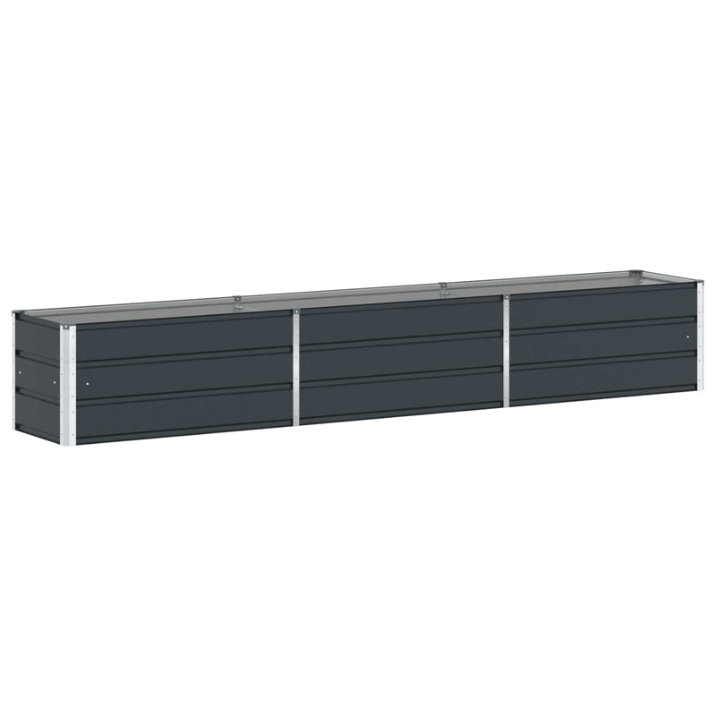 Load image into Gallery viewer, Vidaxl plantenbak antraciet 480 x 50 x 45 cm gegalvaniseerd staal
