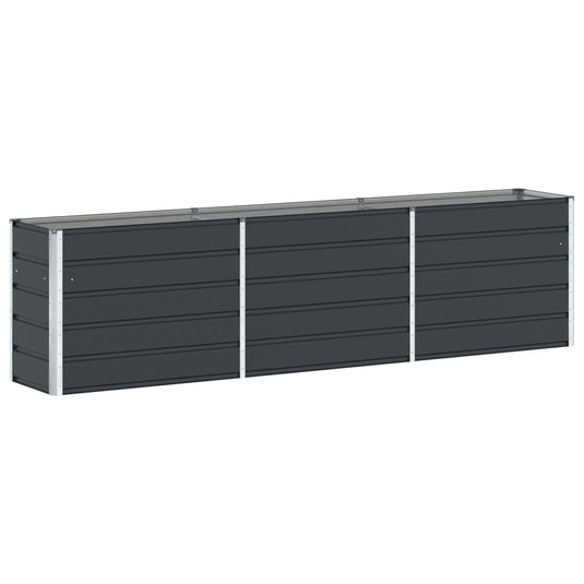 Vidaxl plantenbak antraciet 480 x 50 x 45 cm gegalvaniseerd staal
