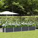 Vidaxl plantenbak antraciet 480 x 50 x 45 cm gegalvaniseerd staal