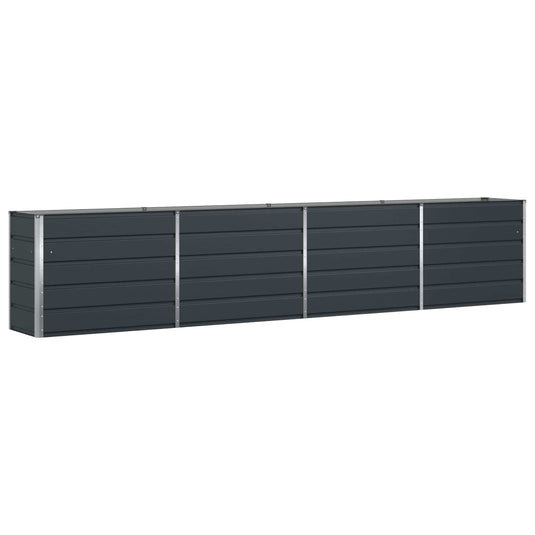 Vidaxl plantenbak antraciet 480 x 50 x 45 cm gegalvaniseerd staal