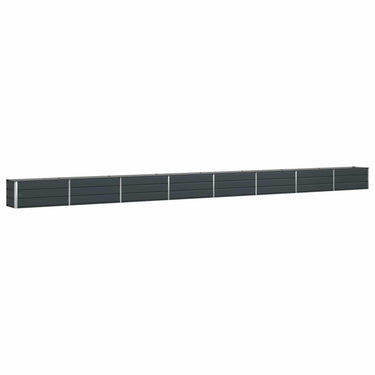 Vidaxl plantenbak antraciet 480 x 50 x 45 cm gegalvaniseerd staal