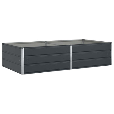 Vidaxl plantenbak antraciet 195 x 100 x 45 cm gegalvaniseerd staal