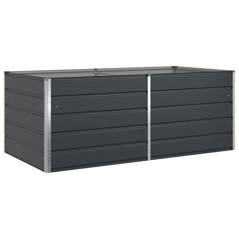 Load image into Gallery viewer, Vidaxl plantenbak antraciet 195 x 100 x 45 cm gegalvaniseerd staal
