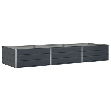Vidaxl plantenbak antraciet 195 x 100 x 45 cm gegalvaniseerd staal