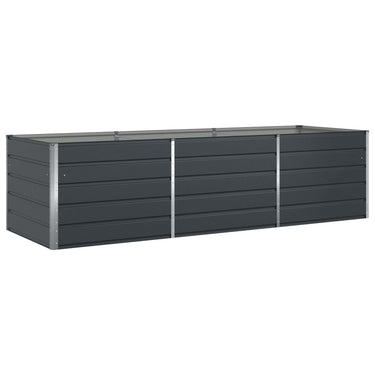 Vidaxl plantenbak antraciet 195 x 100 x 45 cm gegalvaniseerd staal
