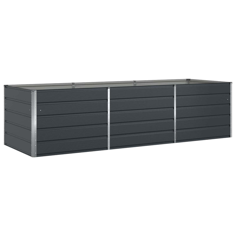 Load image into Gallery viewer, Vidaxl plantenbak antraciet 195 x 100 x 45 cm gegalvaniseerd staal
