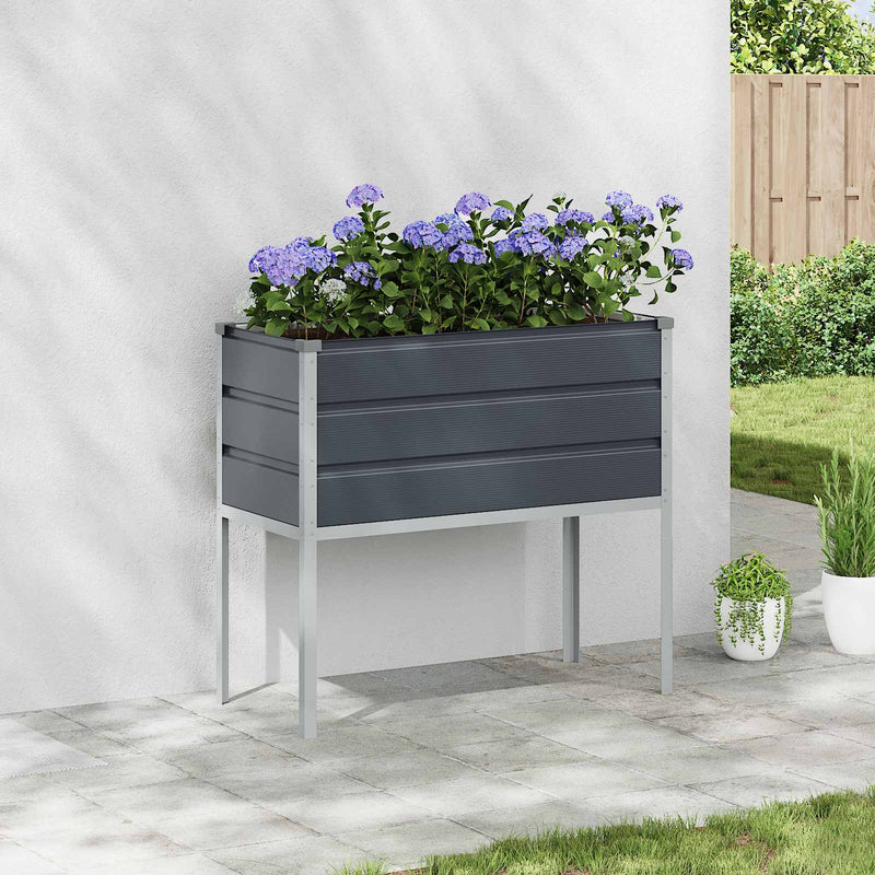 Load image into Gallery viewer, Vidaxl plantenbak antraciet 100 x 45 x 90 cm gegalvaniseerd staal
