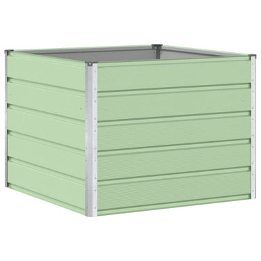 Vidaxl plantenbak pastelgroen 100 x 100 x 75 cm staal