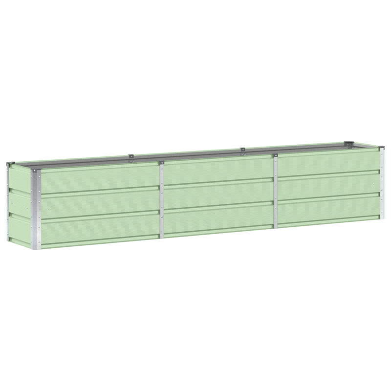 Load image into Gallery viewer, Vidaxl plantenbak groen 240 x 40 x 45 cm staal
