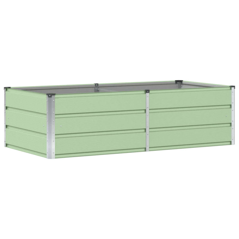Load image into Gallery viewer, Vidaxl plantenbak groen 160 x 80 x 45 cm staal
