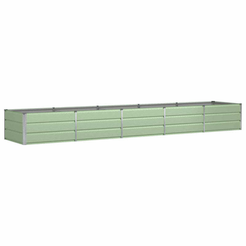 Load image into Gallery viewer, Vidaxl plantenbak groen 400 x 80 x 45 cm staal
