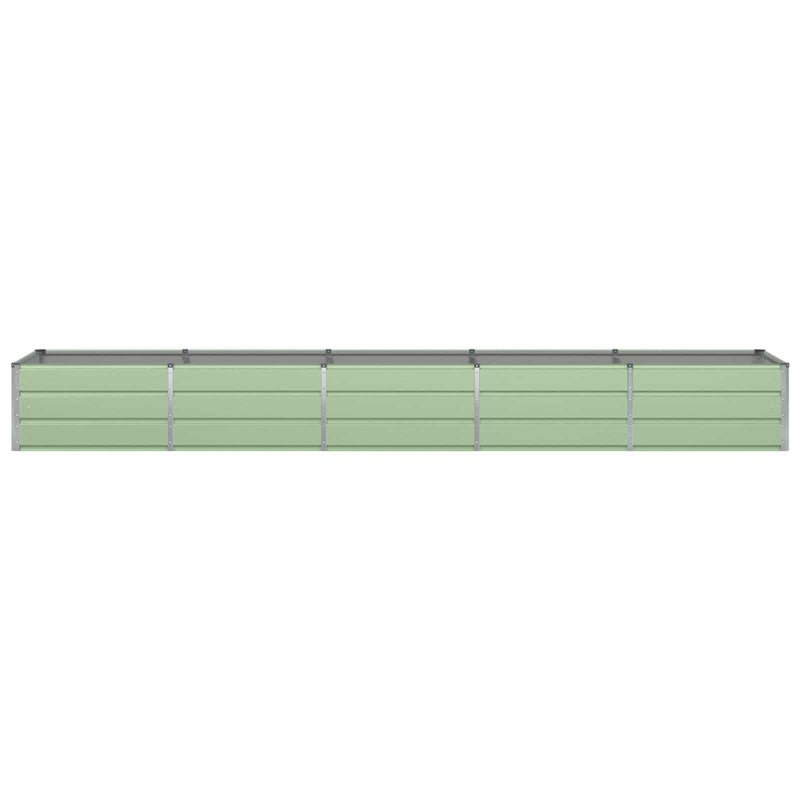 Load image into Gallery viewer, Vidaxl plantenbak groen 400 x 80 x 45 cm staal
