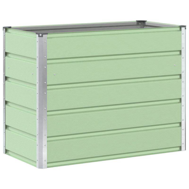 Load image into Gallery viewer, Vidaxl plantenbak pastelgroen 480 x 50 x 45 cm gegalvaniseerd staal
