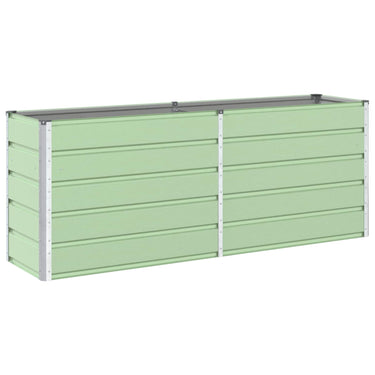 Vidaxl plantenbak pastelgroen 480 x 50 x 45 cm gegalvaniseerd staal