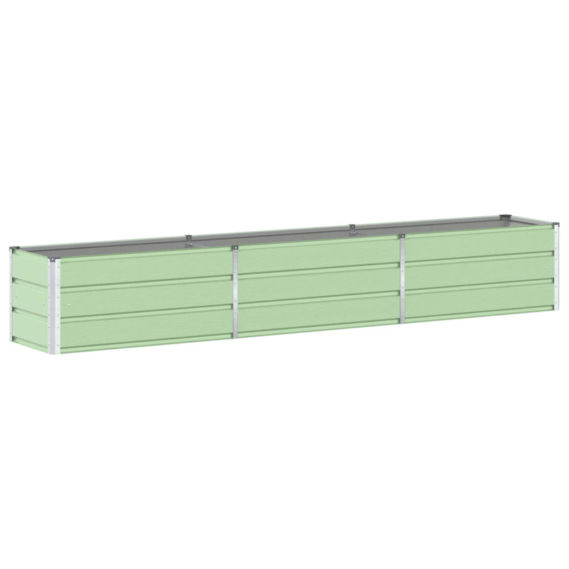 Load image into Gallery viewer, Vidaxl plantenbak pastelgroen 480 x 50 x 45 cm gegalvaniseerd staal

