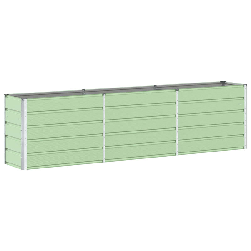 Load image into Gallery viewer, Vidaxl plantenbak pastelgroen 480 x 50 x 45 cm gegalvaniseerd staal
