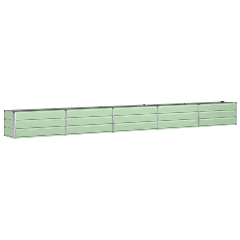 Load image into Gallery viewer, Vidaxl plantenbak pastelgroen 480 x 50 x 45 cm gegalvaniseerd staal
