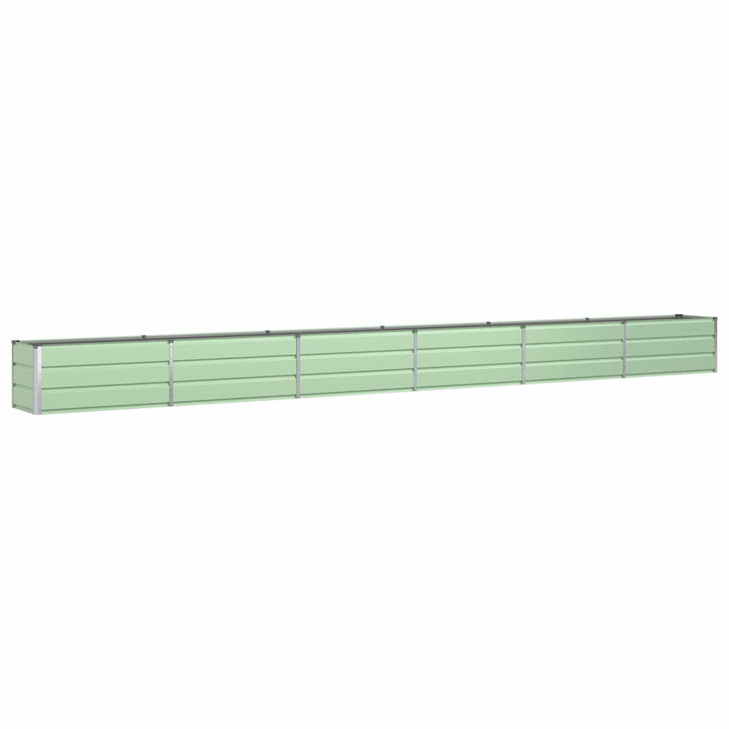 Load image into Gallery viewer, Vidaxl plantenbak pastelgroen 480 x 50 x 45 cm gegalvaniseerd staal
