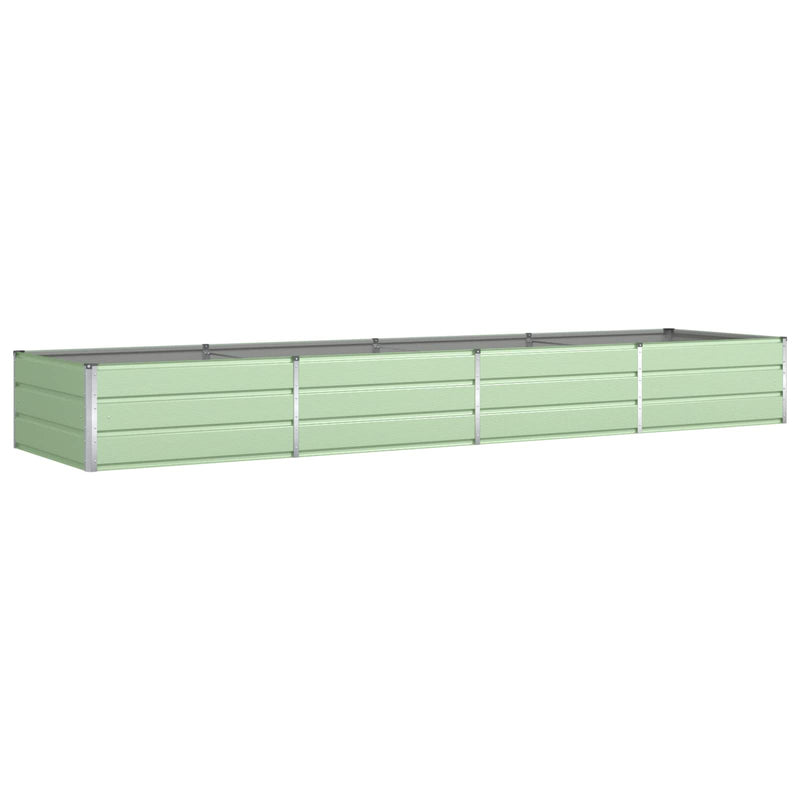 Load image into Gallery viewer, Vidaxl plantenbak pastelgroen 195 x 100 x 45 cm gegalvaniseerd staal
