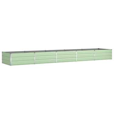 Vidaxl plantenbak pastelgroen 195 x 100 x 45 cm gegalvaniseerd staal