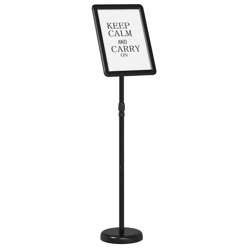 Load image into Gallery viewer, Vidaxl beurs displays zwart 25 x 25 x 125 cm aluminium
