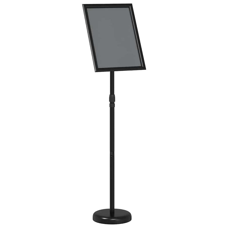 Load image into Gallery viewer, Vidaxl beurs displays zwart 25 x 25 x 125 cm aluminium
