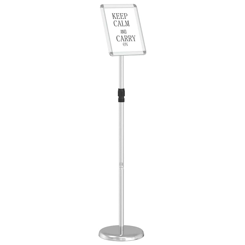 Load image into Gallery viewer, Vidaxl beurs displays zilver 25 x 25 x 125 cm aluminium

