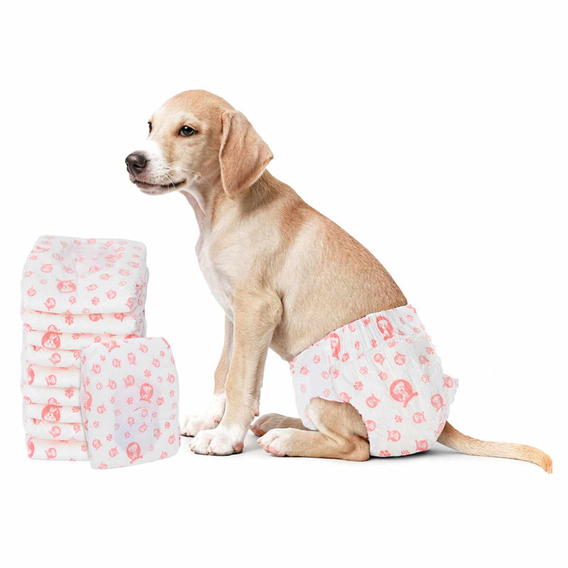 Load image into Gallery viewer, Vidaxl wegwerpdoggyluier voor teefjes 30 pcs wit m
