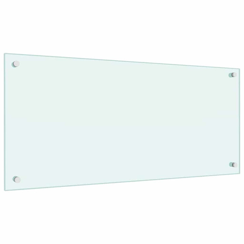 Load image into Gallery viewer, Vidaxl keuken spatscherm 2 pcs wit 90 x 40 cm gehard glas
