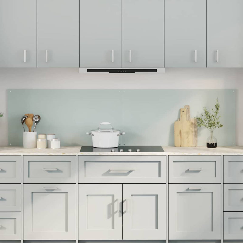 Load image into Gallery viewer, Vidaxl keuken spatscherm 2 pcs wit 100 x 50 cm gehard glas
