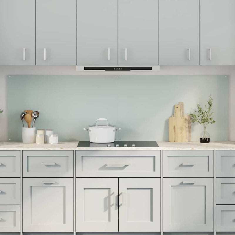 Load image into Gallery viewer, Vidaxl keuken spatscherm 2 pcs wit 100 x 60 cm gehard glas
