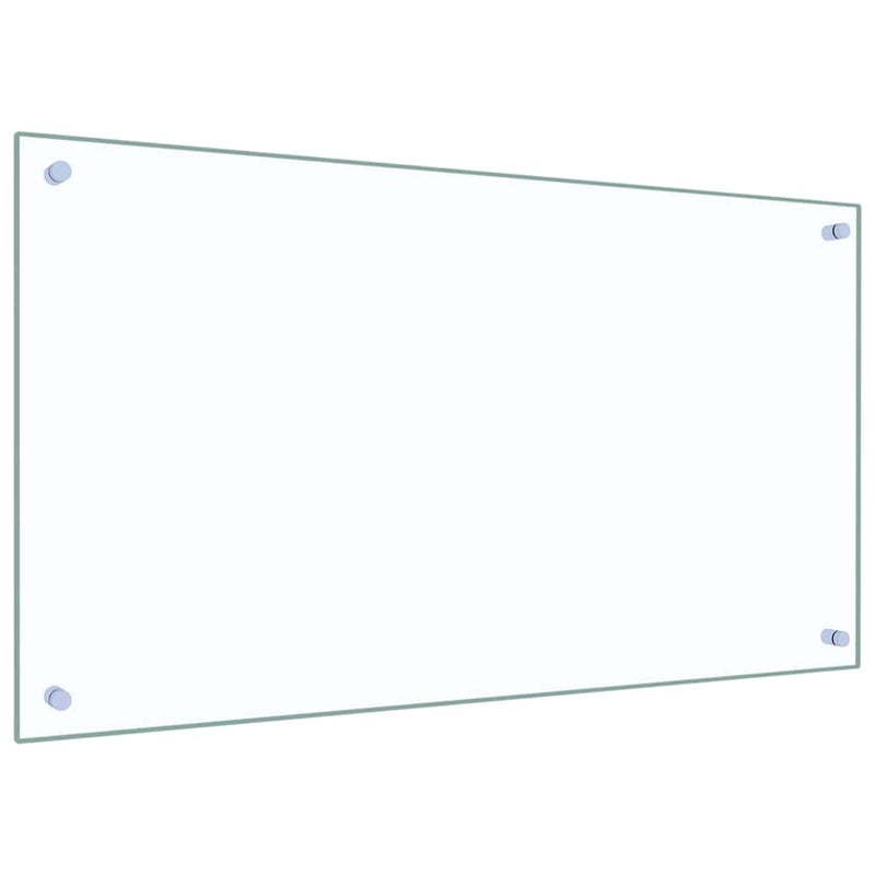 Load image into Gallery viewer, Vidaxl keuken spatscherm 2 pcs doorzichtig 90 x 50 cm gehard glas
