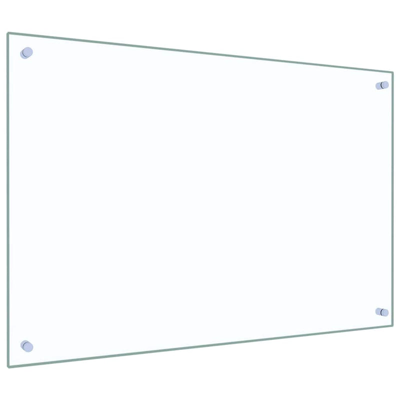 Load image into Gallery viewer, Vidaxl keuken spatscherm 2 pcs doorzichtig 90 x 60 cm gehard glas
