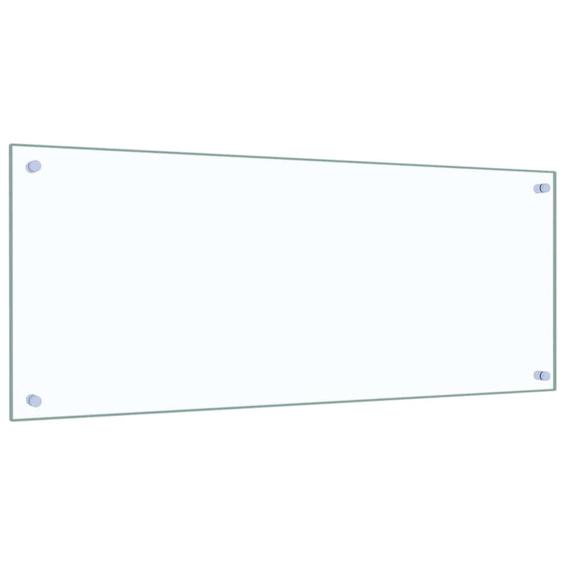 Load image into Gallery viewer, Vidaxl keuken spatscherm 2 pcs doorzichtig 100 x 40 cm gehard glas
