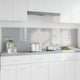 Vidaxl keuken spatscherm 2 pcs lichtgrijs 100 x 50 cm gehard glas