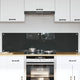 Vidaxl keuken spatscherm 2 pcs donkergrijs 80 x 40 cm gehard glas