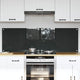 Vidaxl keuken spatscherm 2 pcs donkergrijs 80 x 50 cm gehard glas