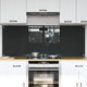 Vidaxl keuken spatscherm 2 pcs donkergrijs 80 x 60 cm gehard glas