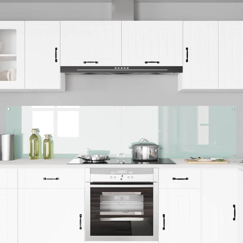 Load image into Gallery viewer, Vidaxl keuken spatscherm 2 pcs wit 110 x 50 cm gehard glas
