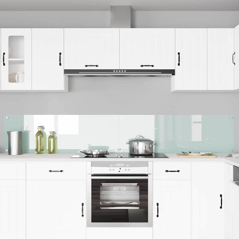 Load image into Gallery viewer, Vidaxl keuken spatscherm 2 pcs wit 120 x 40 cm gehard glas
