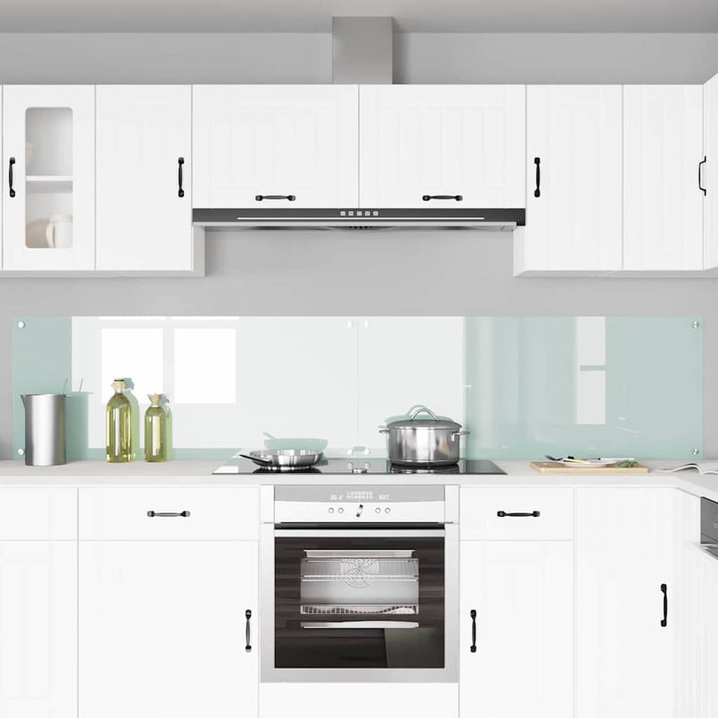 Load image into Gallery viewer, Vidaxl keuken spatscherm 2 pcs wit 120 x 50 cm gehard glas
