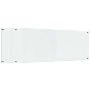 Vidaxl keuken spatscherm 2 pcs doorzichtig 110 x 40 cm gehard glas