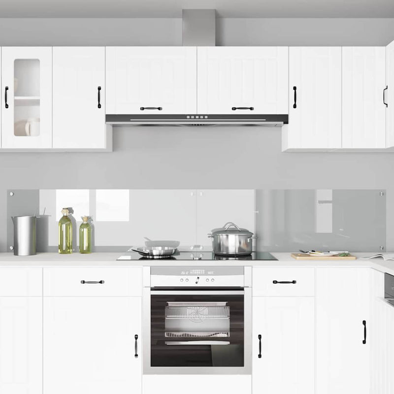 Load image into Gallery viewer, Vidaxl keuken spatscherm 2 pcs doorzichtig 120 x 40 cm gehard glas
