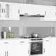 Vidaxl keuken spatscherm 2 pcs lichtgrijs 120 x 40 cm gehard glas