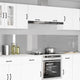 Vidaxl keuken spatscherm 2 pcs lichtgrijs 120 x 50 cm gehard glas